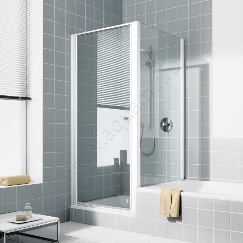 Душевая стенка для двери Kermi Ibiza 2000 I2TWO090162PK в интерьере