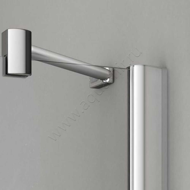 Душевая стенка для двери Kermi Pega PETWD08318VAK в интерьере