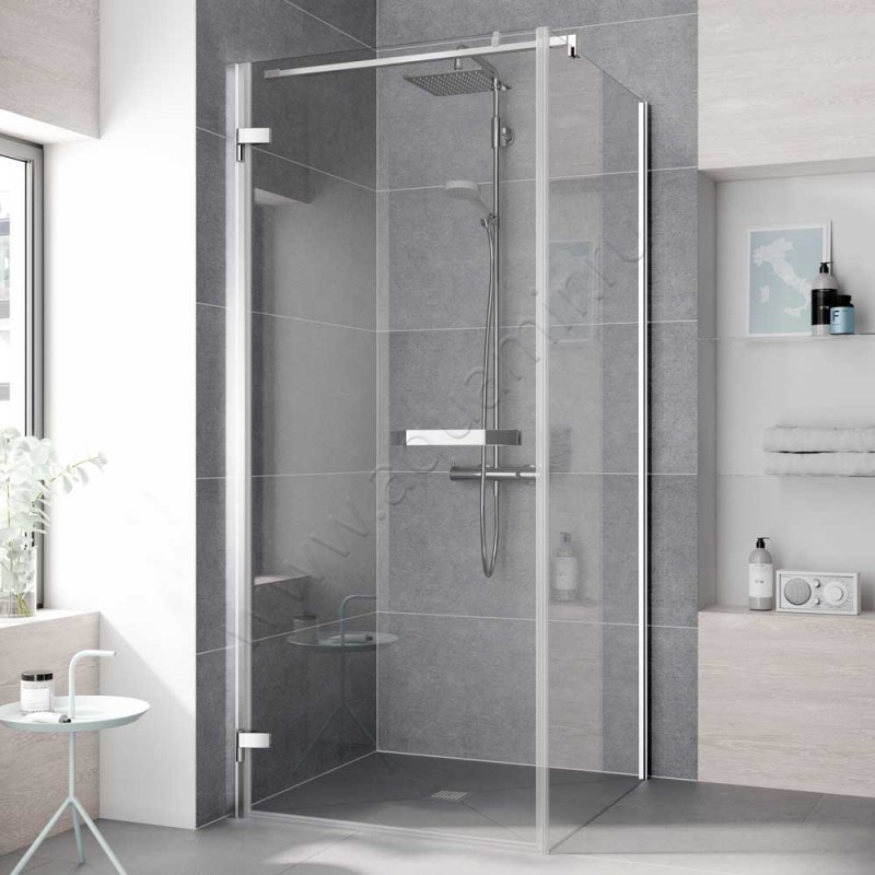 Душевая боковина Kermi Tusca TUTWP09020VPK в интерьере