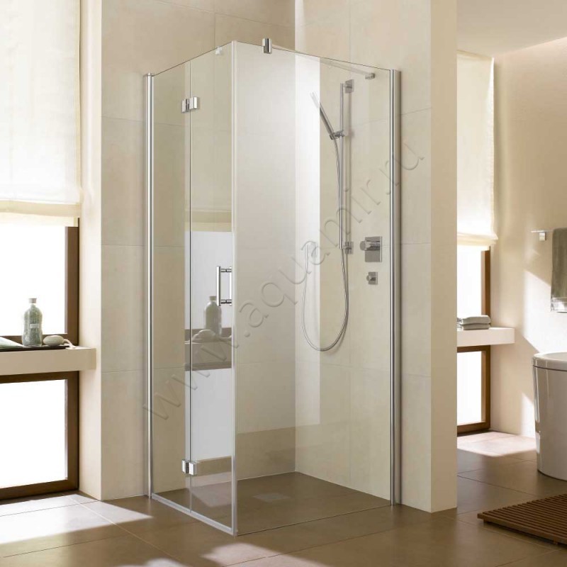 Душевая боковина для двери Kermi Diga DITWD07520VAK в интерьере