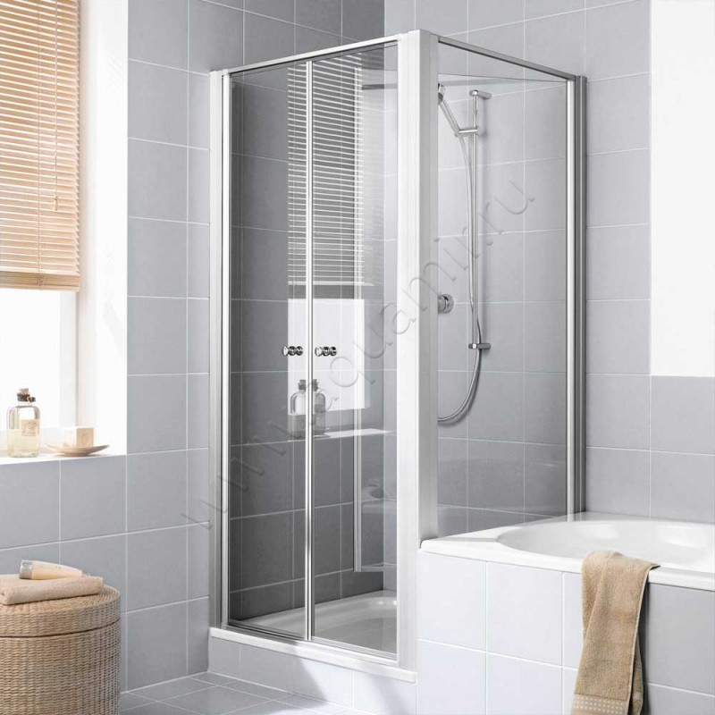 Душевая стенка Kermi Ibiza 2000 I2TVR090161PK в интерьере