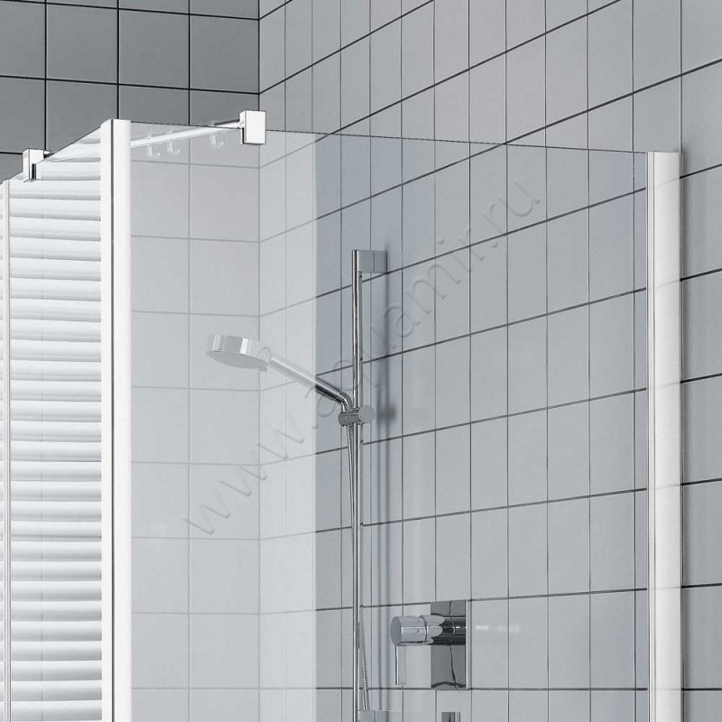 Душевая стенка Kermi Filia XP FXUWD09020VPK в интерьере