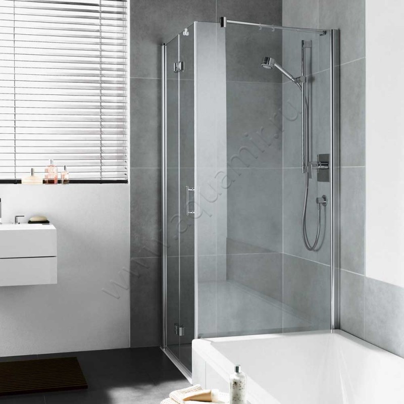 Душевая боковина Kermi Diga DITVD09017VAK в интерьере