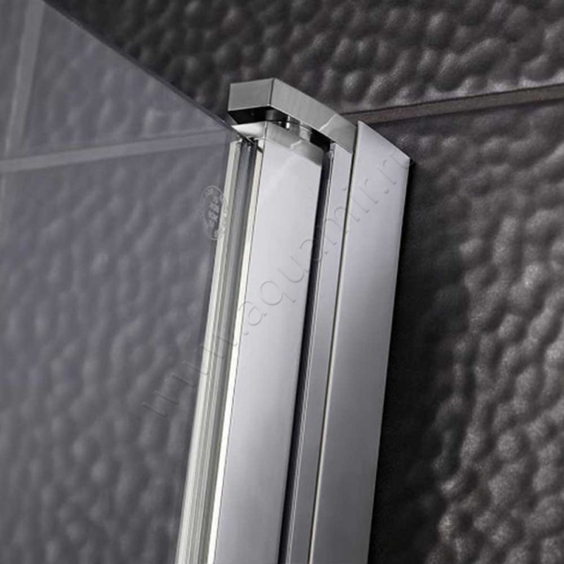 Маятниковая душевая дверь в нишу HSK Favorit Nova хром 1380754150#Ed в интерьере