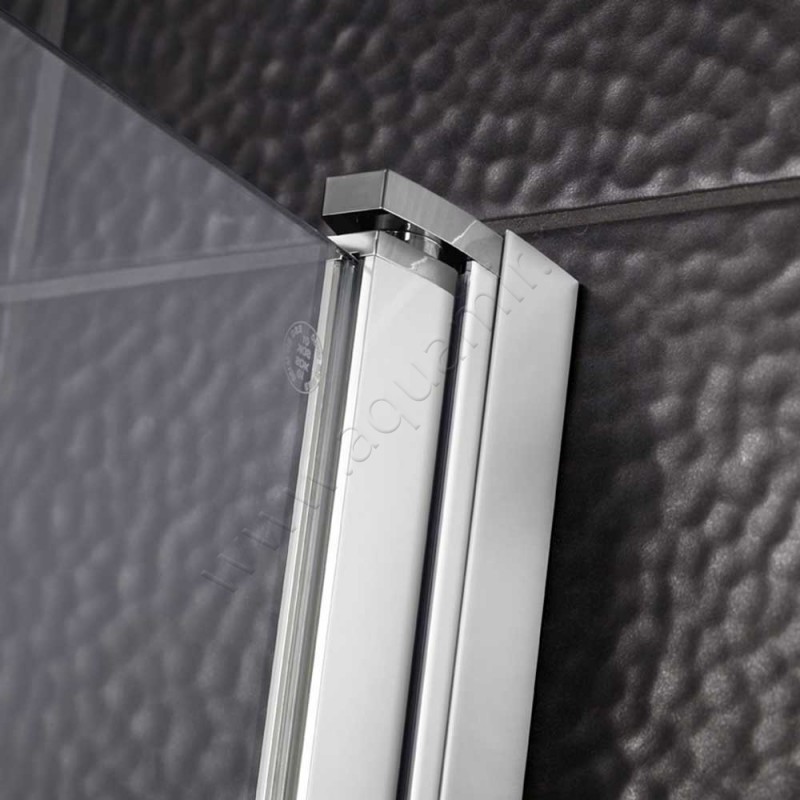 Поворотная душевая дверь для боковой стенки HSK Favorit Nova 1580800150#Li в интерьере