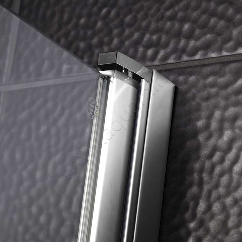 Поворотная душевая дверь для боковой стенки HSK Favorit Nova 1580904150#Li в интерьере