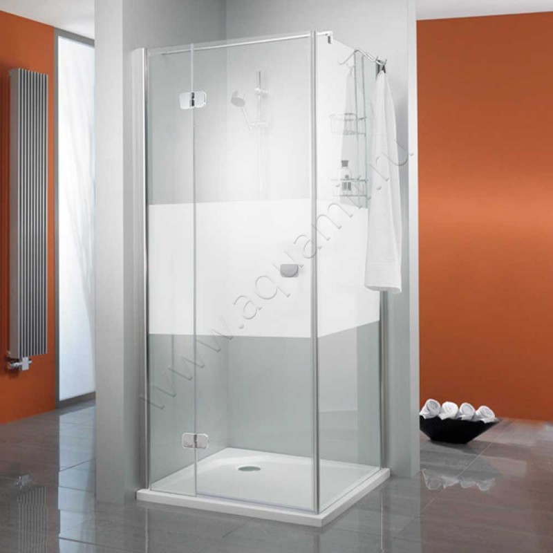 Маятниковая душевая дверь для боковой стенки HSK Premium Softcube 6800409041100#Li200 в интерьере