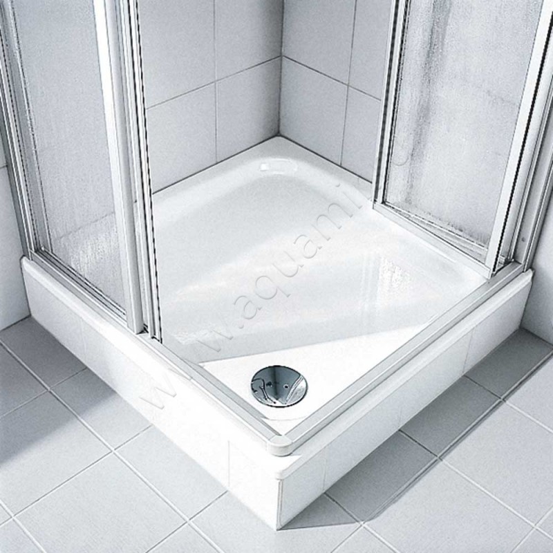 Складная душевая дверь для боковой стенки/боковой двери Kermi Nova 2000 N2EF20802011K в интерьере