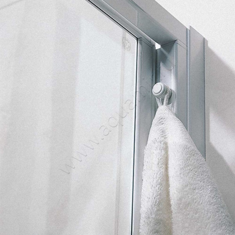 Складная душевая дверь для боковой стенки/боковой двери Kermi Ibiza 2000 I2FTD090181PK в интерьере