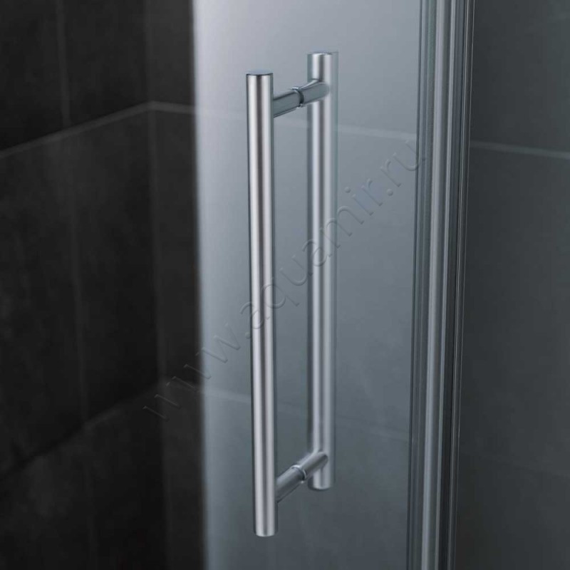 Маятниковая душевая дверь для боковой стенки Kermi Pasa XP PX1GL183201AK в интерьере