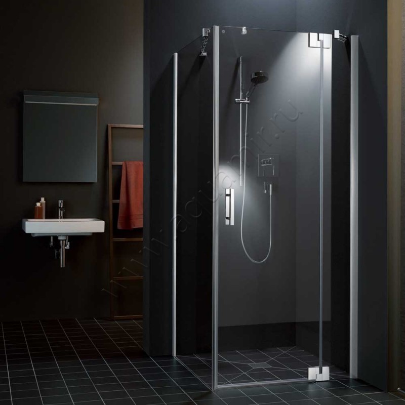 Маятниковая душевая дверь для боковой стенки/боковой двери Kermi Filia XP FX1WR10020VPK в интерьере