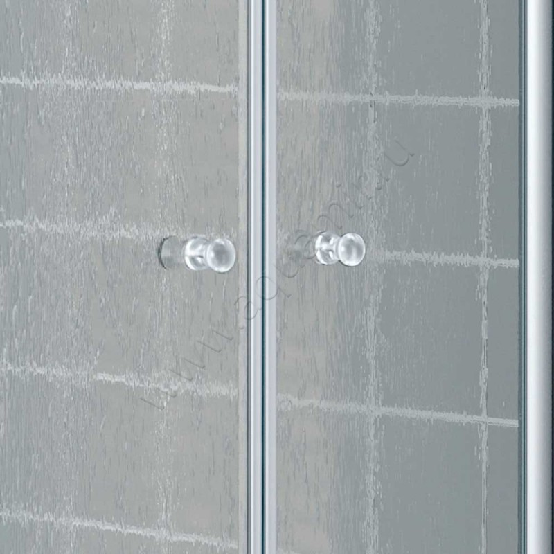 Маятниковая душевая дверь для боковой стенки/боковой двери Kermi Nova 2000 N2PFR1401811K в интерьере