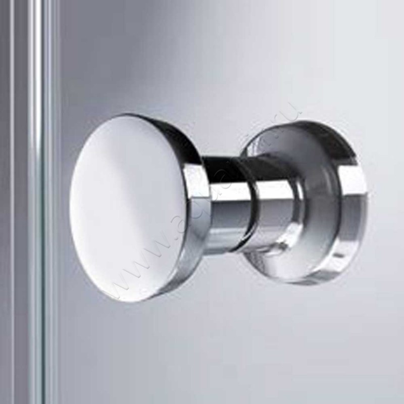 Поворотная душевая дверь в нишу Huppe Enjoy pure в серебристом цвете 4T0902092321 в интерьере