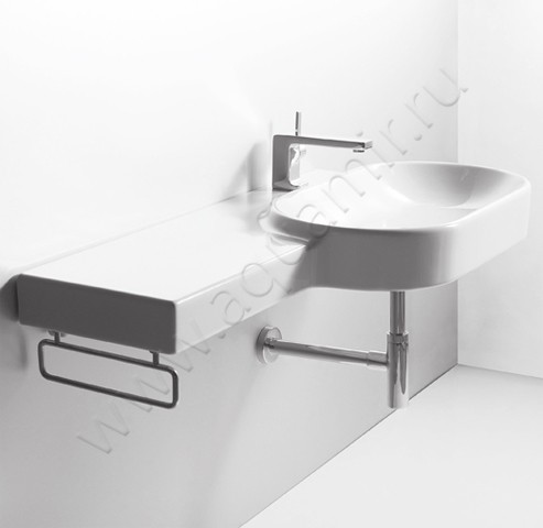 Раковина подвесная Simas Flow 113 см FL22 в интерьере