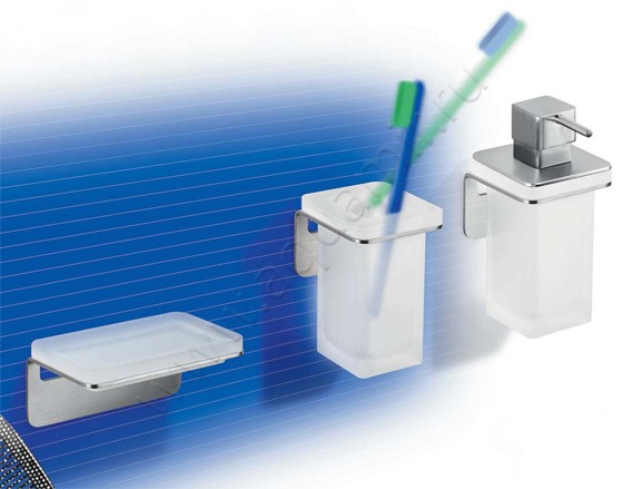 Мыльница настенная Colombo Over B7001satinстекло в интерьере