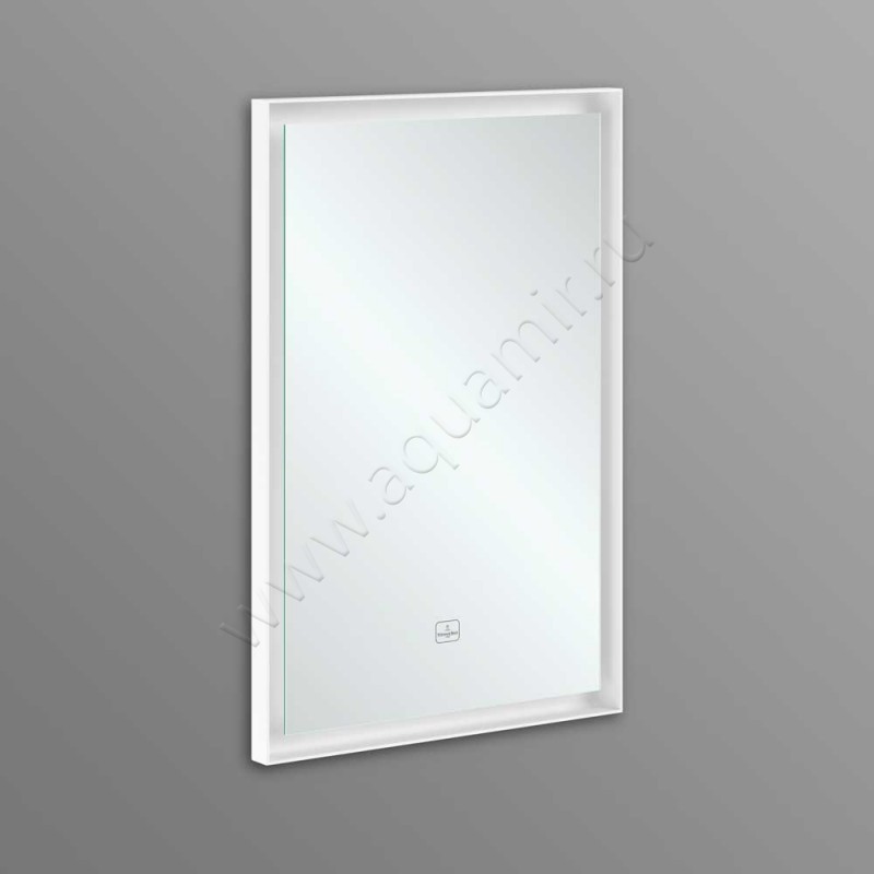 Зеркало с подсветкой Villeroy & Boch Subway 3.0 50 см A4635000 в интерьере