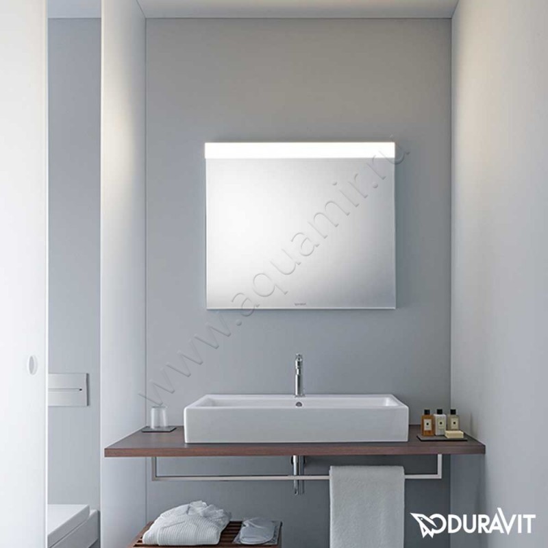 Зеркало с подсветкой Duravit Universal 120 см LM784800000 в интерьере