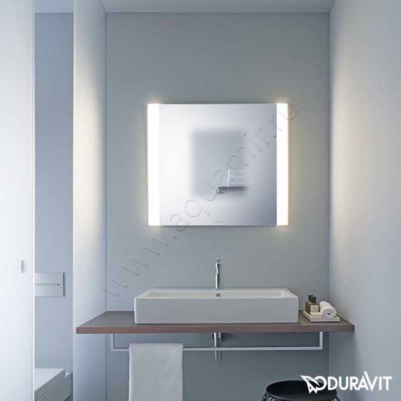 Зеркало с подсветкой Duravit Universal 120 см LM7888D0000 в интерьере