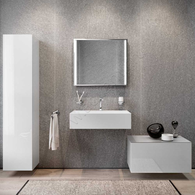 Зеркало с подсветкой Keuco Edition 90 80 см 19097012500 в интерьере