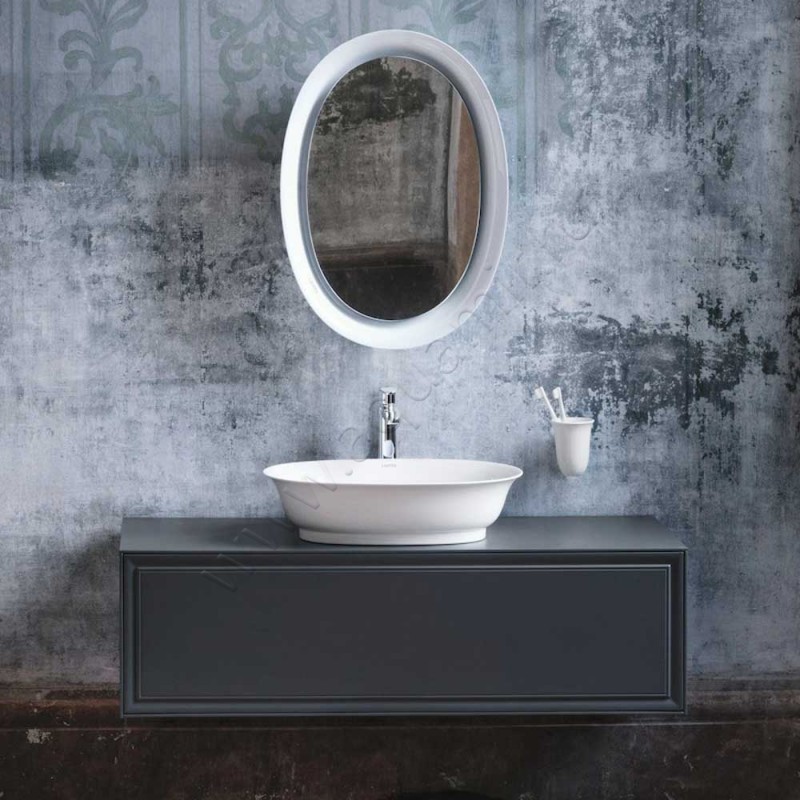 Зеркало с подсветкой Laufen The New Classic 50 см 4060700850001 в интерьере