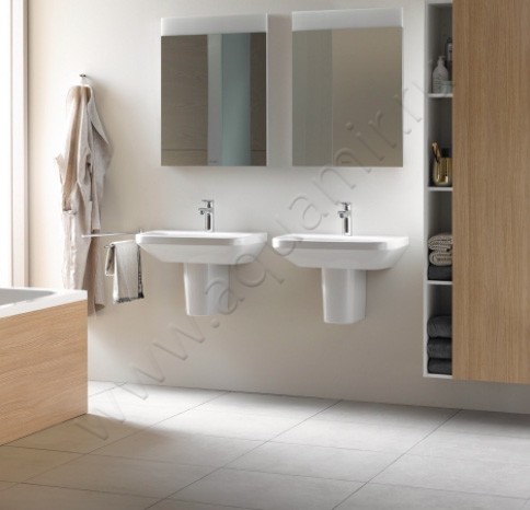 Рукомойник подвесной Duravit DuraStyle 55 см 2319550000 в интерьере