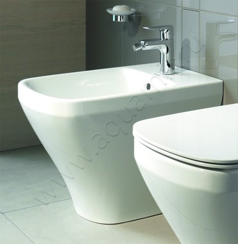 Биде напольное Duravit DuraStyle 2284100000 в интерьере