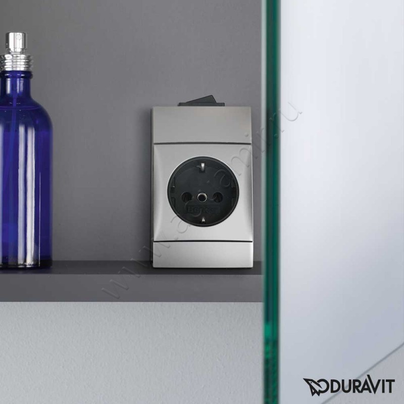 Зеркальный шкаф с подсветкой Duravit Universal 61 см LM7830L00000 в интерьере