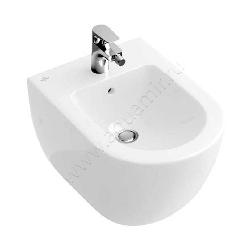 Биде подвесное Villeroy & Boch Subway 2.0 54060001 в интерьере