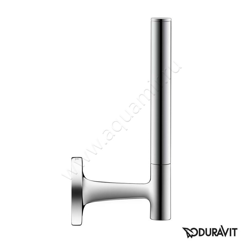 Бумагодержатель для запасных рулонов Duravit Starck T 0099391000 в интерьере