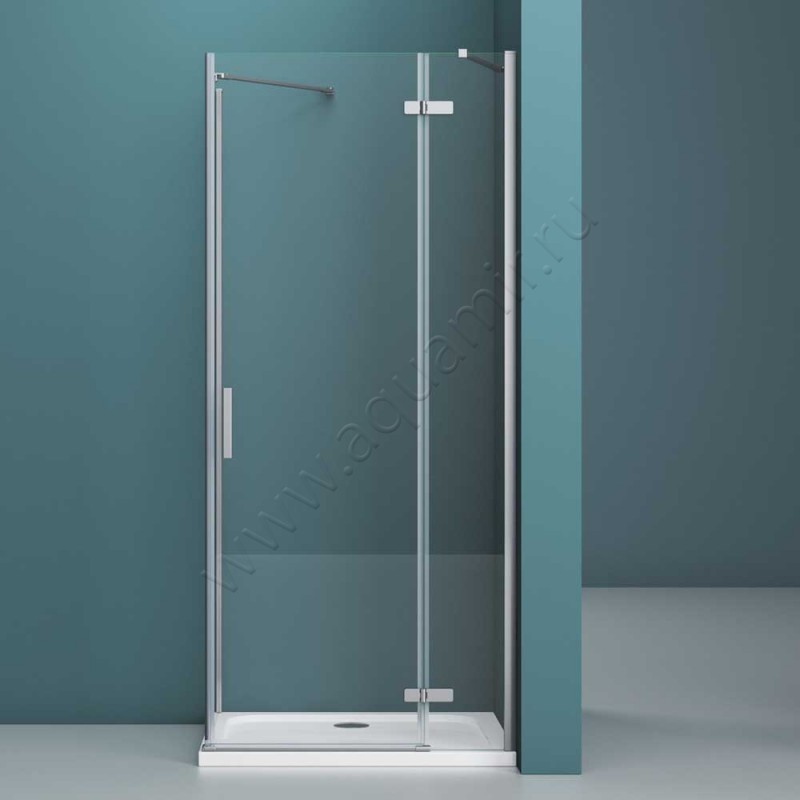 Душевой уголок BelBagno KRAFT KRAFTAH12120100CCrR в интерьере