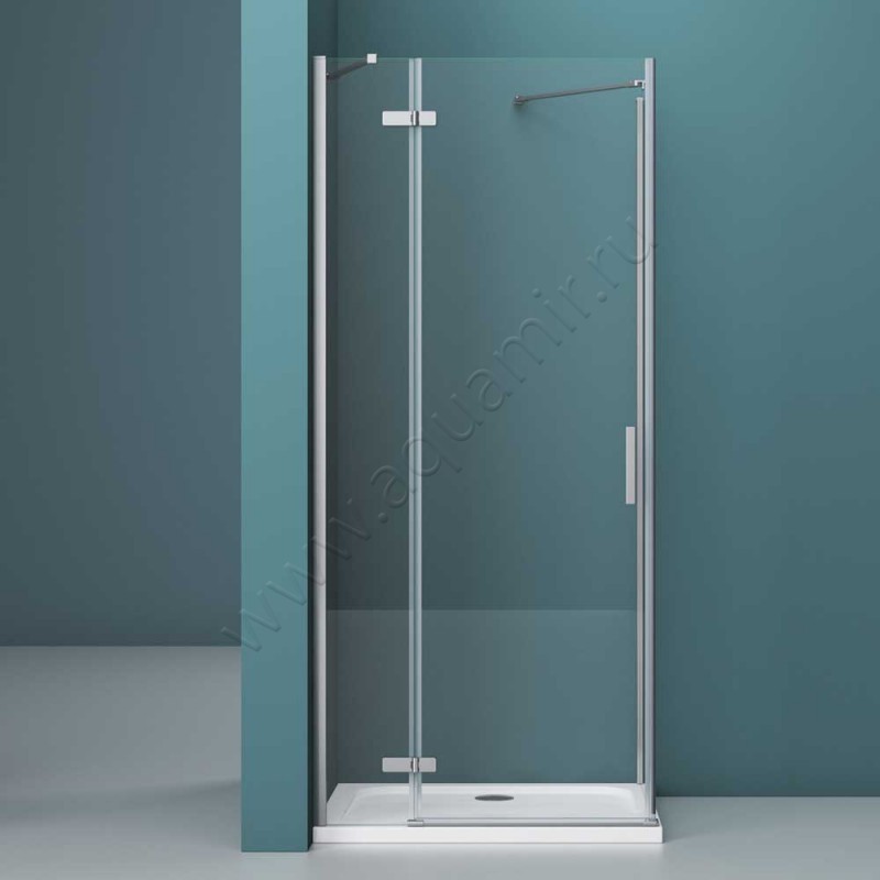 Душевой уголок BelBagno KRAFT KRAFTAH129080CCrL в интерьере