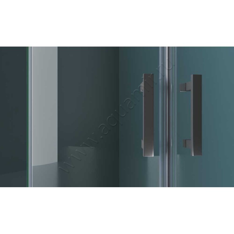 Душевой уголок BelBagno KRAFT KRAFTR2100CCr в интерьере