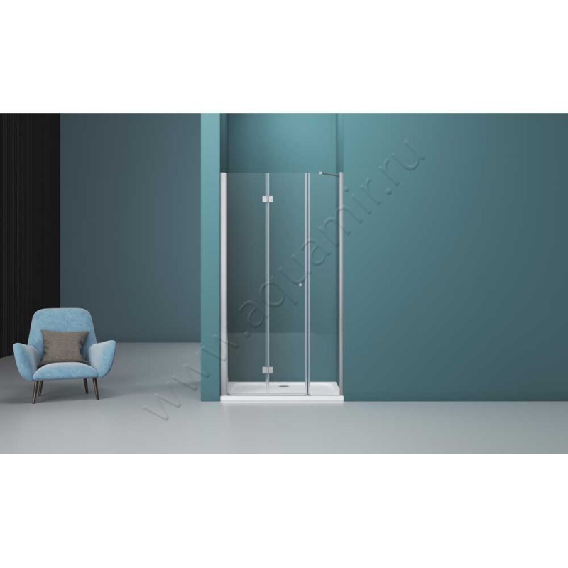 Душевая дверь в нишу BelBagno ALBANO ALBANOBS139060CCr в интерьере