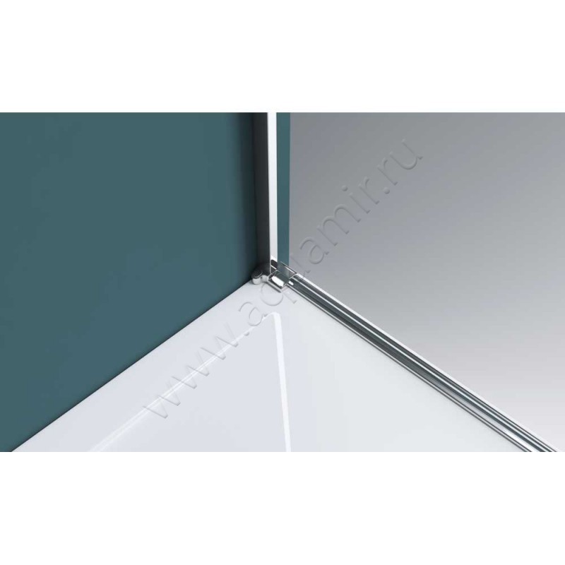 Душевая дверь в нишу BelBagno KRAFT KRAFTB126020CCrR в интерьере