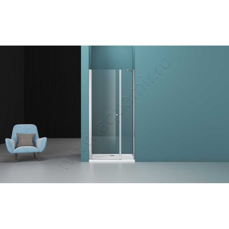 Душевая дверь в нишу BelBagno ETNA ETNAB116080CCr в интерьере