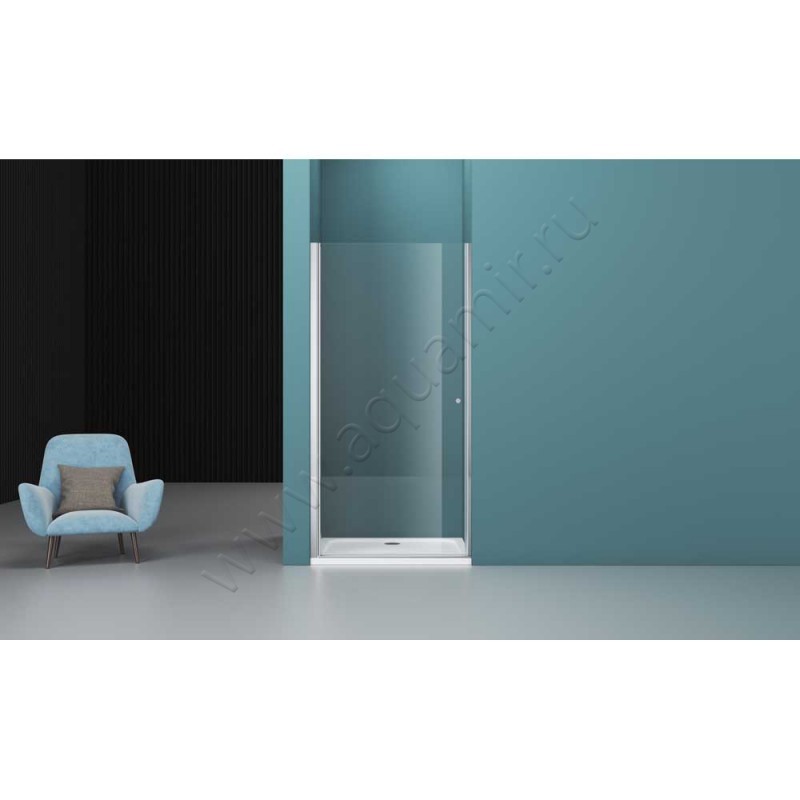 Душевая дверь в нишу BelBagno ETNA ETNAB160CCr в интерьере