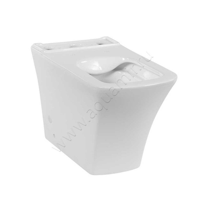 Унитаз напольный BelBagno MARMI 62,5 см, безободковый, белый BB052CPR в интерьере