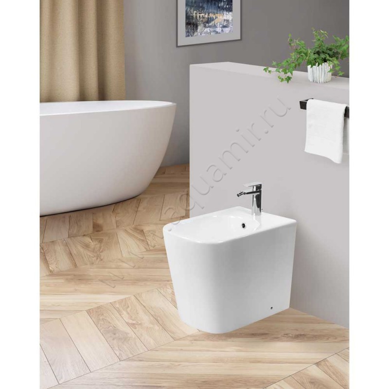 Биде напольное BelBagno Albano BB120B в интерьере