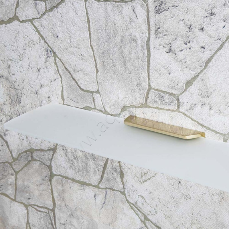 Полка под зеркало Wasserkraft Aisch K5924 в интерьере