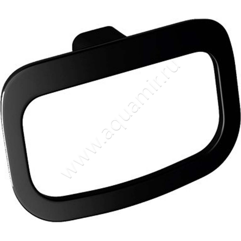 Полотенцедержатель Wasserkraft Glan 24 см., черный K5160 в интерьере