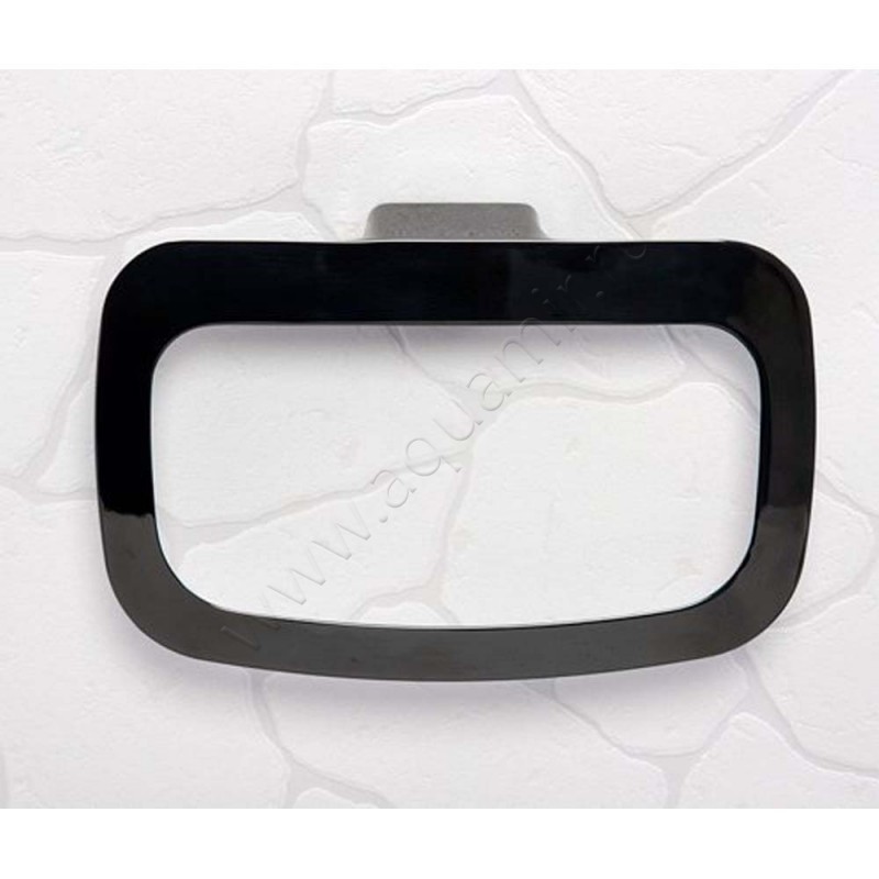 Полотенцедержатель Wasserkraft Glan 24 см., черный K5160 в интерьере