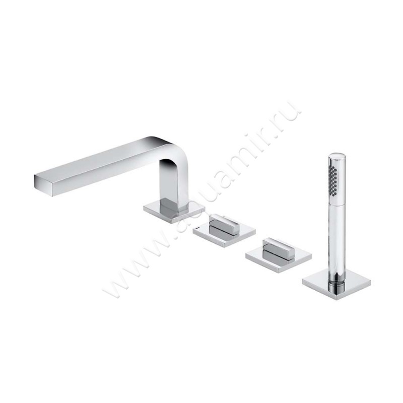 Однорычажный смеситель для ванны Keuco Edition 11 51130010100 в интерьере