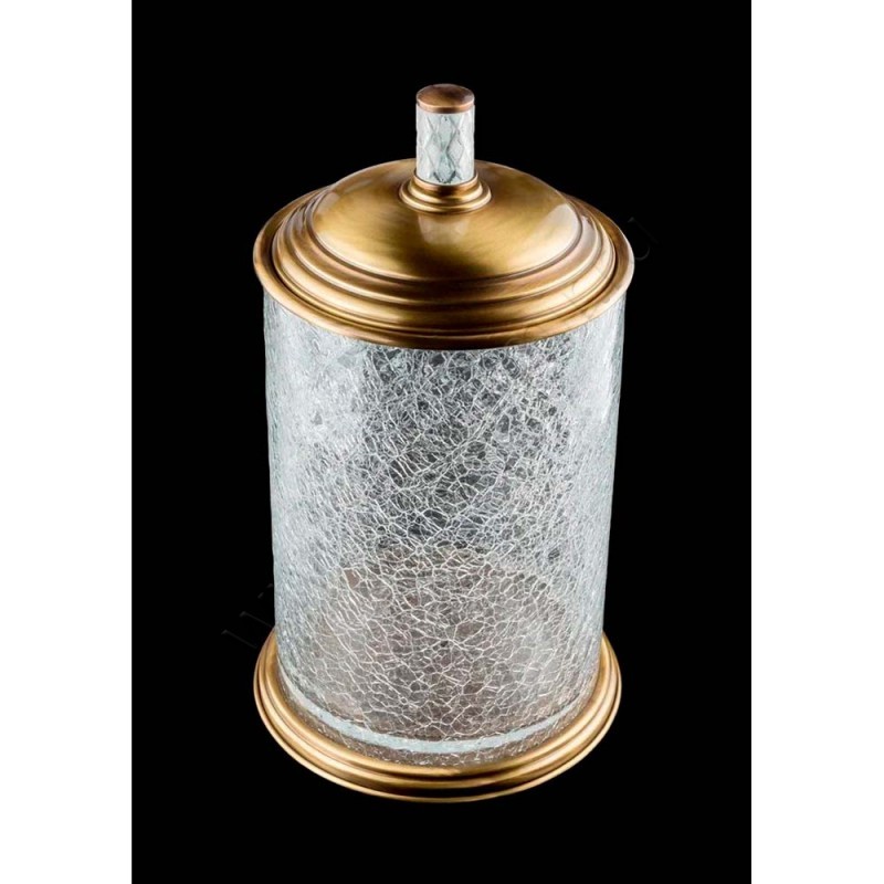 Ведро для мусора Boheme Murano Cristal 10914CRSTBR в интерьере