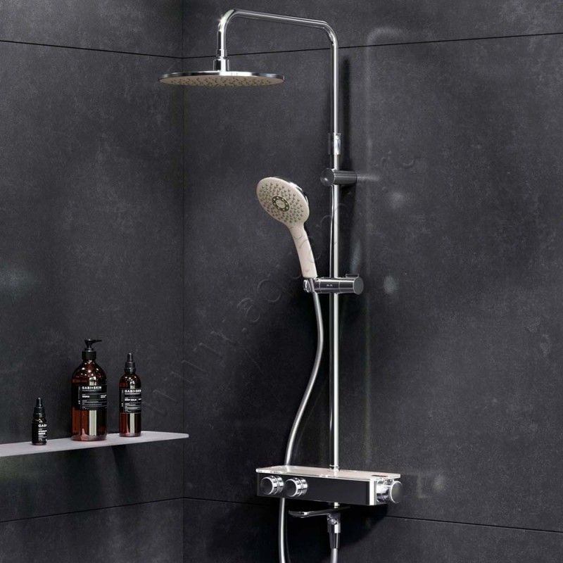 Душевая стойка AM.PM Inspire V2.0 F0750A500 в интерьере