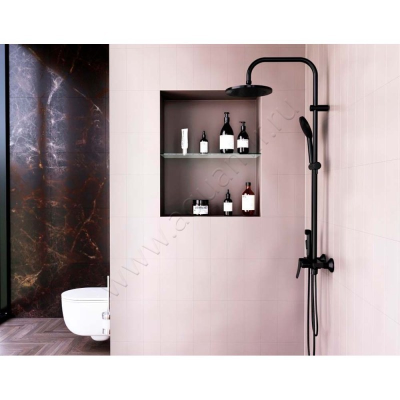 Душевая стойка Damixa Apollo DX220910300 в интерьере