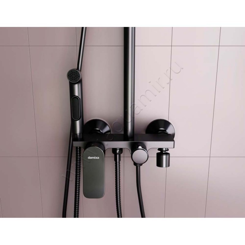 Душевая стойка Damixa Apollo DX220910300 в интерьере