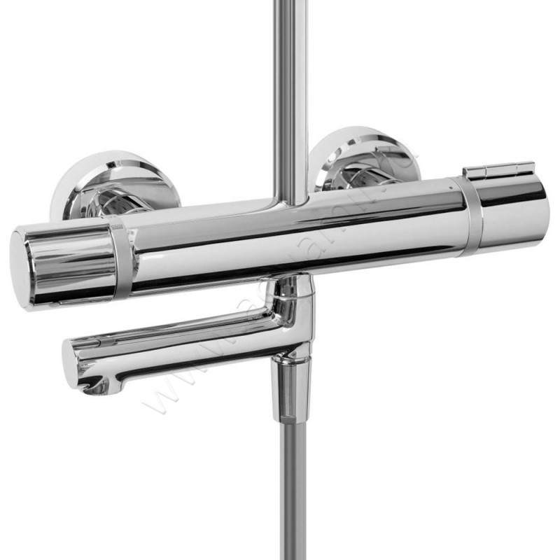 Душевая стойка Jacob Delafon Atom E26238CP в интерьере