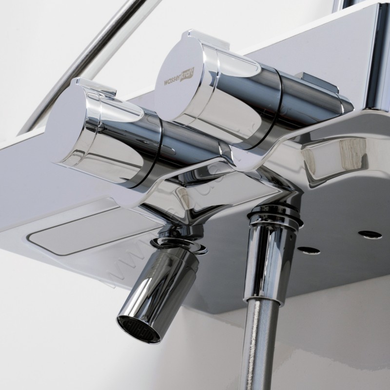Душевая стойка Wasserkraft Thermo A11301 в интерьере