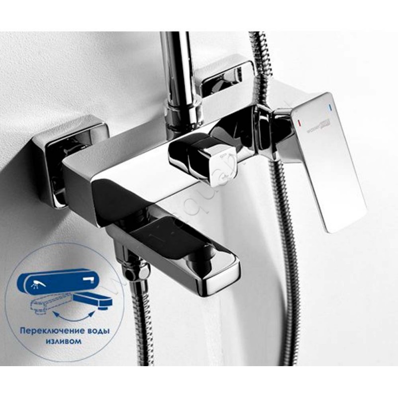 Душевая стойка Wasserkraft A17701 в интерьере