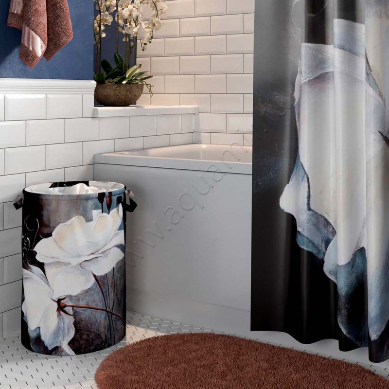 Корзина для белья Wasserkraft Ammer WB702 в интерьере